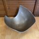 Service bowl michael lax design polished aluminium 1980s vintage cut
