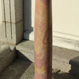 Old pink marble presentation column