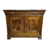 Low buffet with a curved front from the Louis Philippe period in walnut.