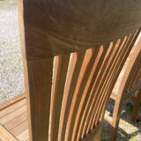 6 chaises en bois de teck