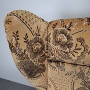 Mid-Century Czechoslovak Plush Wingback Recliner Chair, 1970s