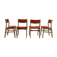 1960s Set of 4 Teak Dining Chairs, Denmark