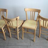 Lot de 4 chaises bistro Luterma vintage