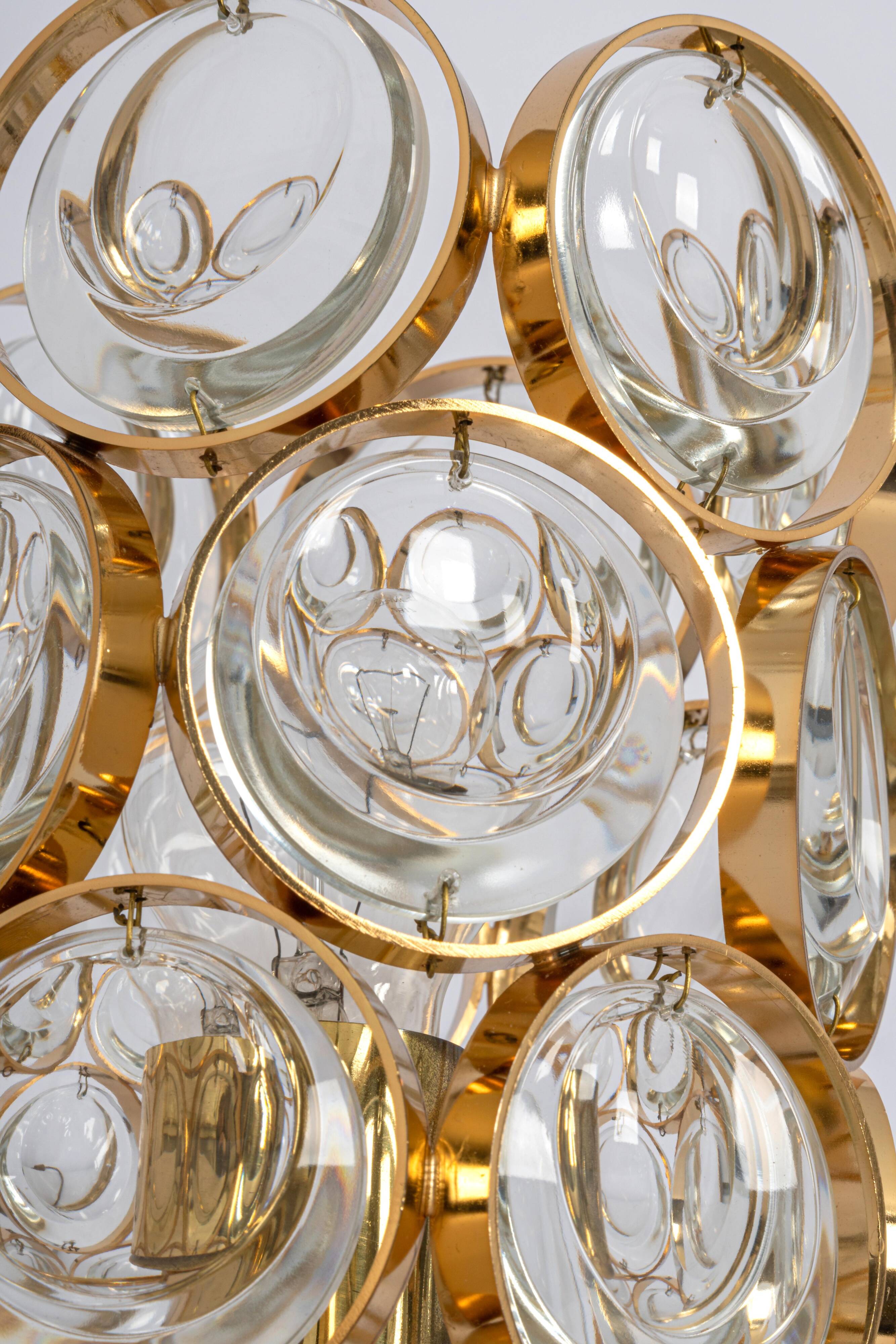 Table lamp designed by Palwa, in the style of Sciolari, Germany, 1960s.