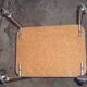 Rolling table with 2 tops in formica