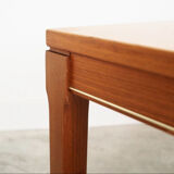 Vintage teak and beech coffee table, Danish design.