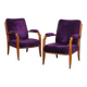 Paire de fauteuils dans le goût de Jules Leleu, 1940