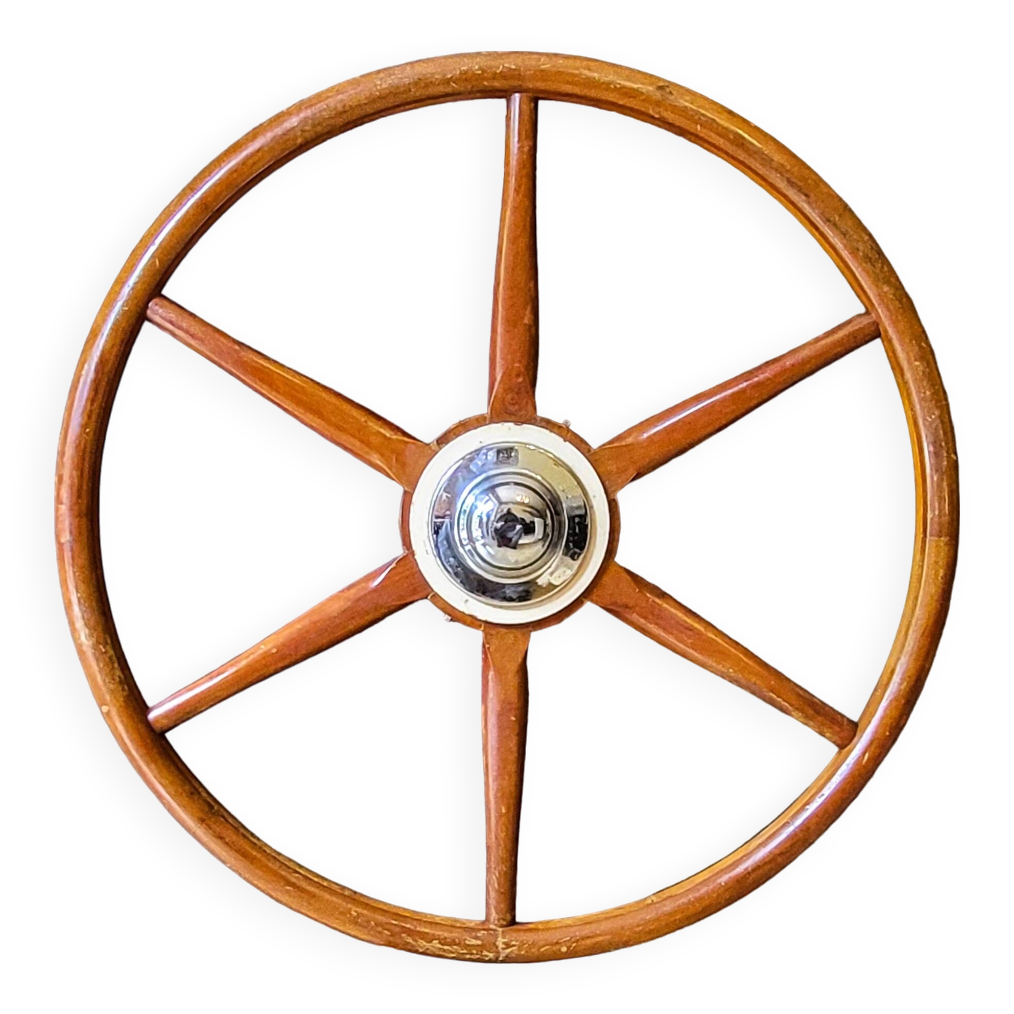 Large Vintage "Linseen" Rudder Bar 50"
