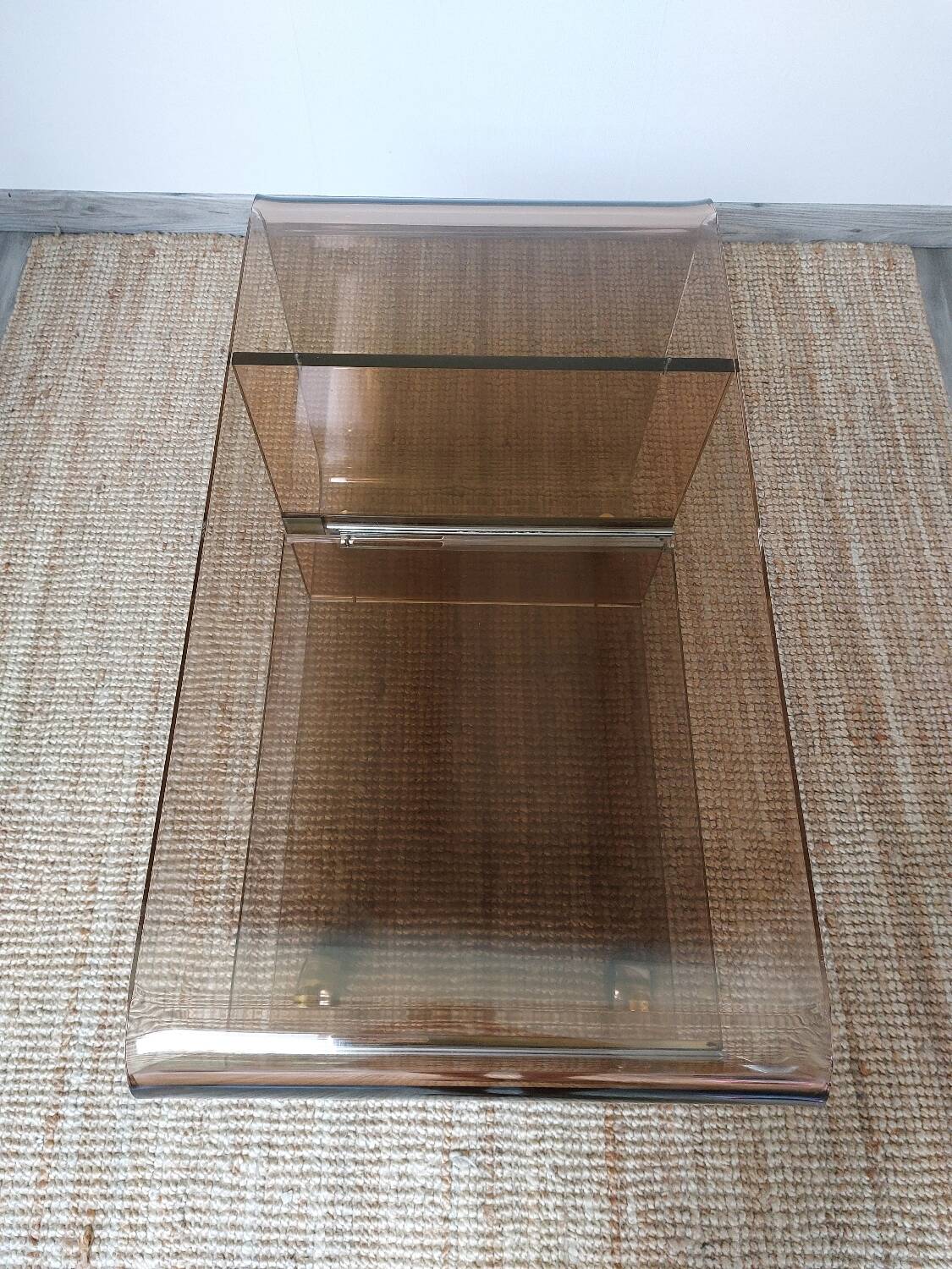 Table Michel Dumas plexiglas 1970