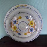 Round hand-painted ceramic ceiling light