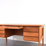 Mid-Century Danish Teak Desk, 1970s.