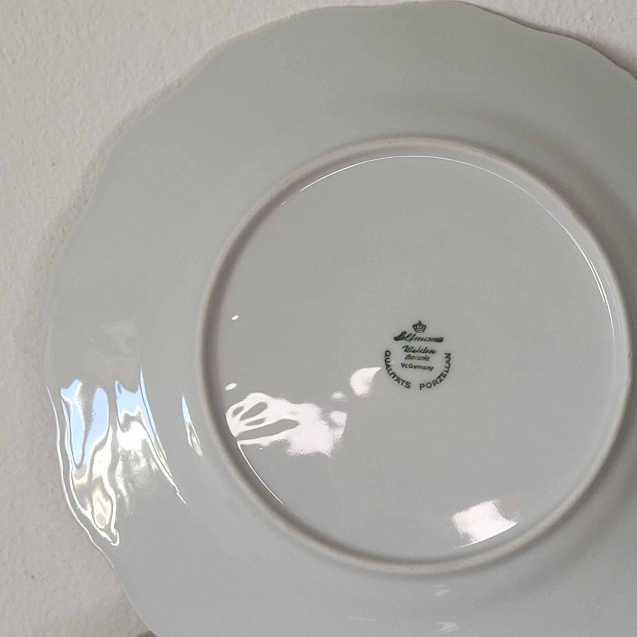 6 Seltmann Weiden Bavaria porcelain dinner plates