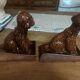 Press book in the shape of a dog made of ceramic.