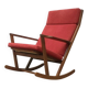 Danish rocking chair from the mid-century by Poul Volther for Frem Røjle.