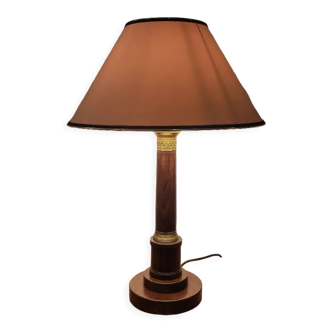 Wooden table lamp