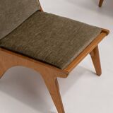 Pair of Dordrecht Chairs by Wim Van Gelderen for Spectrum, the Netherlands 1950s