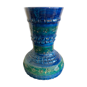 Vase blue boy bitossi