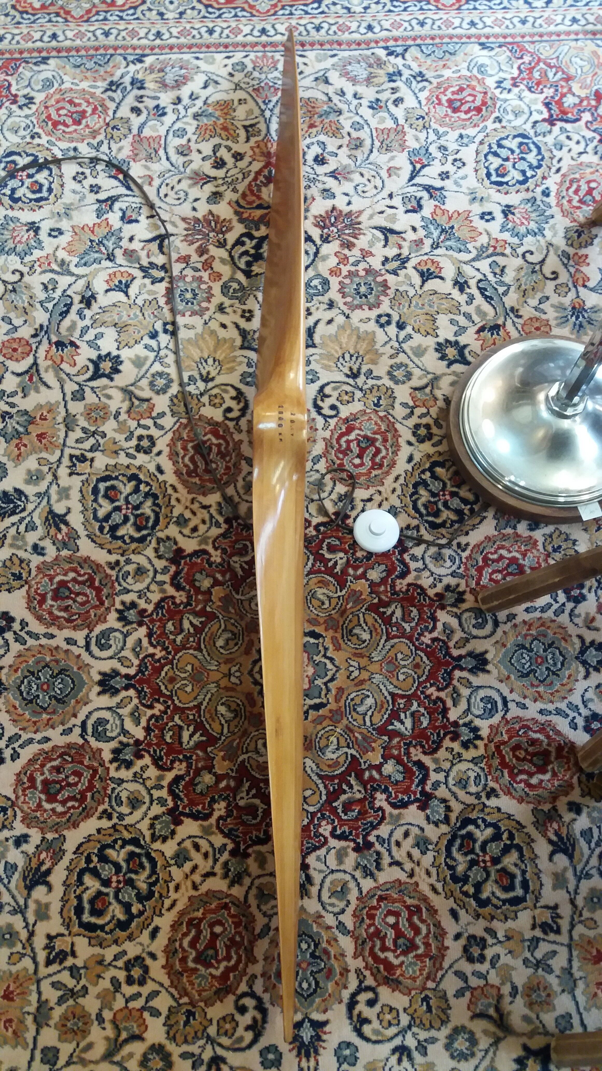 Old wooden propeller