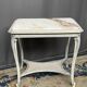 Louis XV style tea table. Marble top.