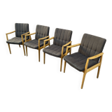 4 armchairs Scandinavian Lounge Chairs 60s Fröscher KG