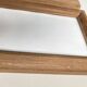 Duo cadres en pin, vitres recentes