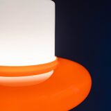 Vintage Czechoslovak Hanging Glass Lamp By Osvětlovací Sklo, 1970s