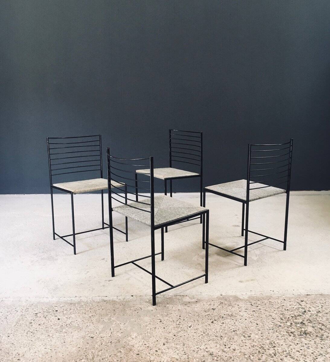 Postmodern Alice Dining Chairs from Cidue, Italy, 1980s, Set of 4