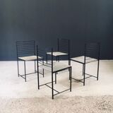 Postmodern Alice Dining Chairs from Cidue, Italy, 1980s, Set of 4