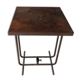 Table d'appoint industrielle en fer