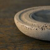 Cendrier en travertin - Art en marbre - Design fabriqué en Italie - Années 1970