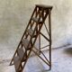 Vintage wooden painter's stepladder 6 folding steps