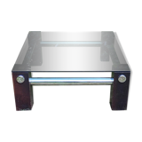 Table basse en verre fumé par Martin Visser pour Spectrum vers les années 1970