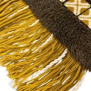 Vintage rug ochre yellow - brown / floor rug / wall tapestry