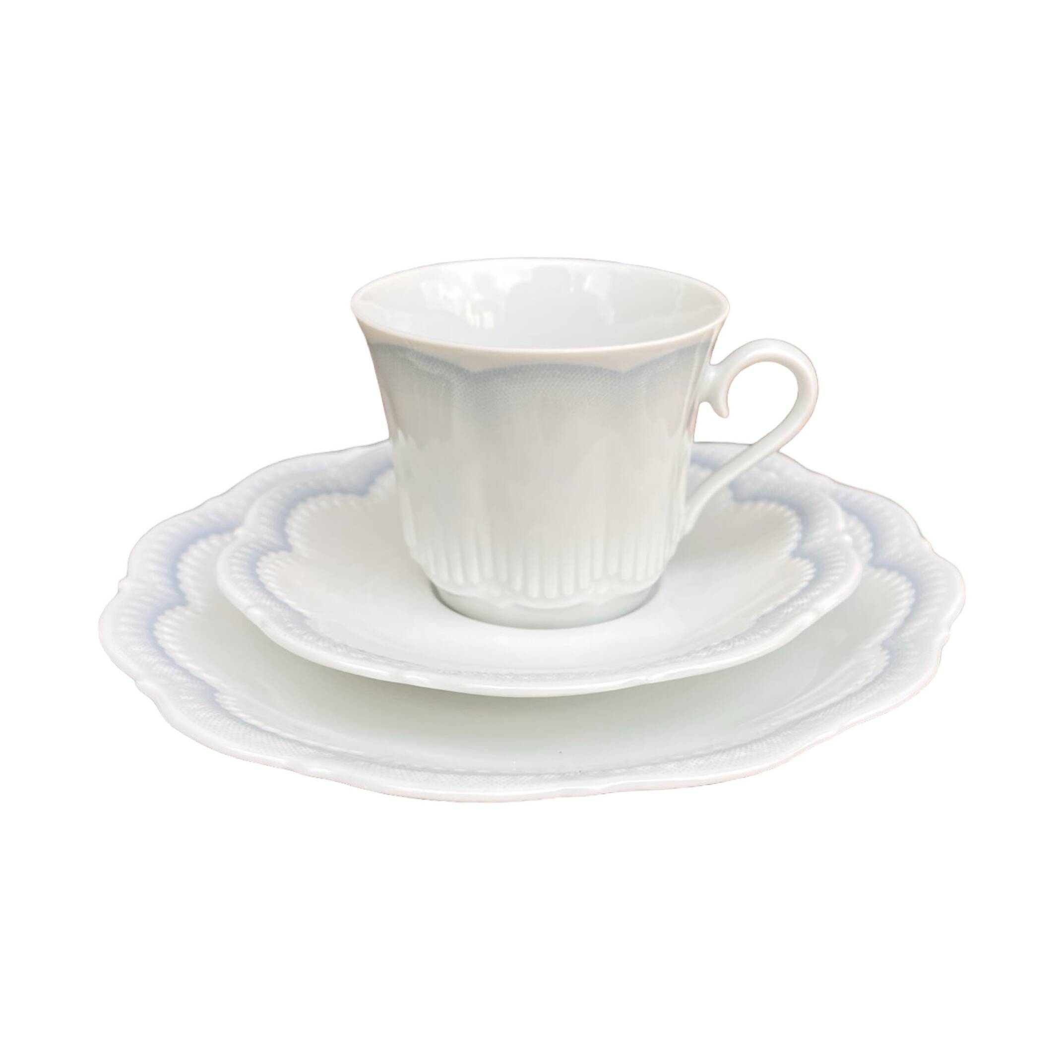 Schirnding Bavaria Breakfast Set – 1960s, signed, Art Deco porcelain