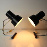 Mid-century table lamps designed by Josef Hurka for Napako, 1970's