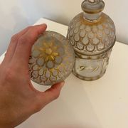 Lot of 2 vintage Guerlain Cologne perfume bottles.