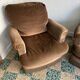 Velvet frog armchairs