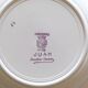 4 porcelain dessert plates collection ''Juan'' Sarreguemine Digoin 1950