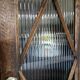 Patinated wall cabinet 2 doors