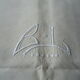 Old embroidered linen sheet
