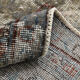 8x11 distressed antique vintage rug 333x230cm