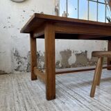 Table de ferme en chêne 2m