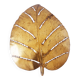 Leaf wall lamp in gold metal 1970