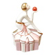 Ballerina jewellery box in porcelain