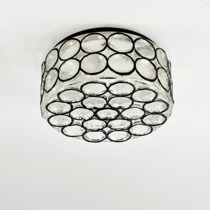 Mid-Century Modern Glass Ceiling Lights from Limburg, 1960s/1970s
