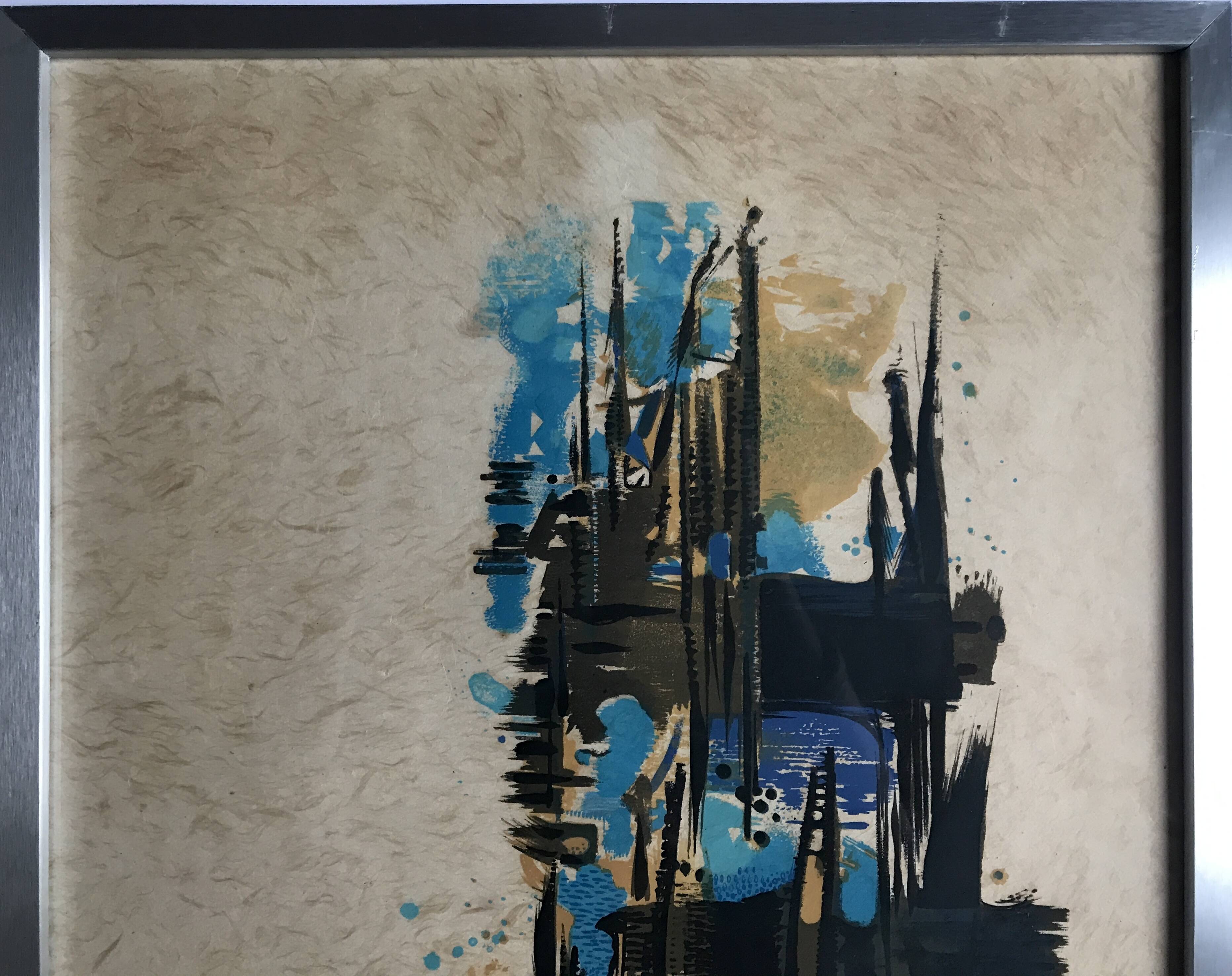 Share MANESSIER Elegy for Martin Luther King I, 1978. Signed lithograph.