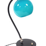Blue opaline lamp