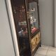 Large Asian Showcase in Black and Gold Lacquer - Display Cabinet