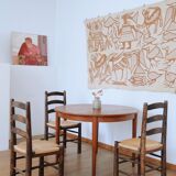 3 mulched chairs Georges Robert