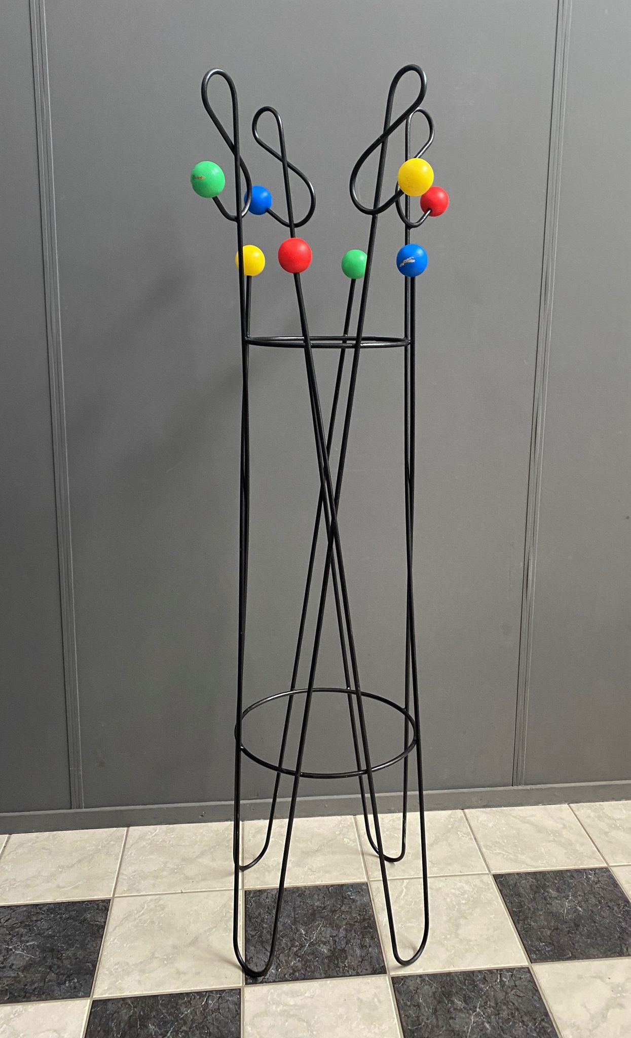 Mid century coat rack, 1950s